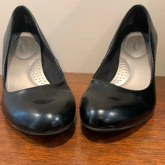 Black Dex flex comfort heel 7.5w - Picture 1 of 5